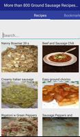 Ground Sausage Recipes 📘 Cooking Guide Handbook imagem de tela 1
