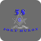 Icona Port Huron Masonic Lodge 58