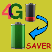 4G battery saver icon