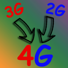 3G to 4G converter icono