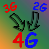 3G to 4G converter icon