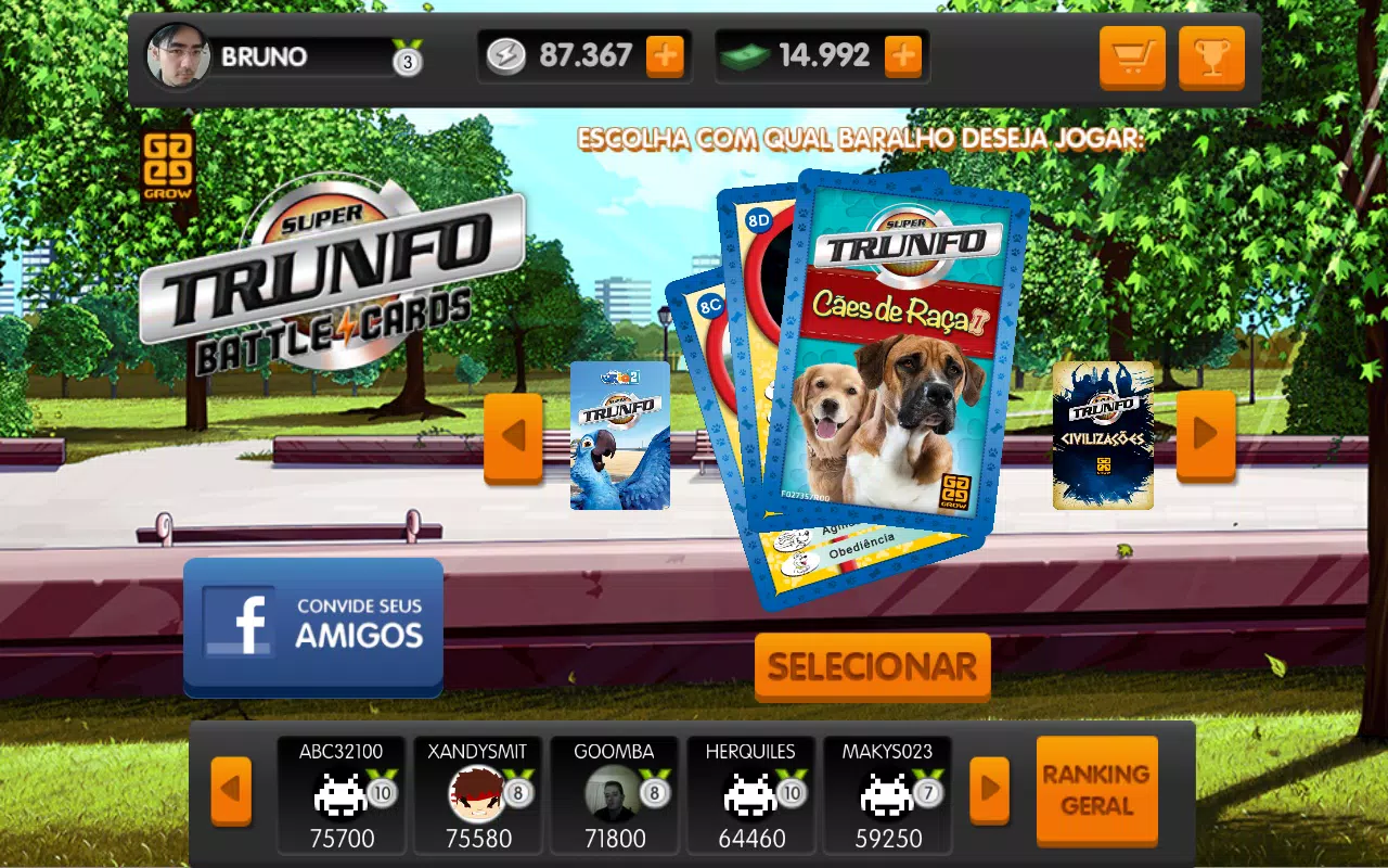 Super Trunfo: como jogar no Android e iOS