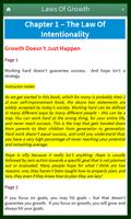 15 Invaluable Laws Of Growth capture d'écran 1