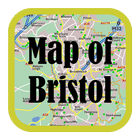 Maps of Bristol, England icône