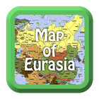 Map of Eurasia icono