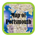 Map of Portsmouth, UK