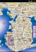 Map of Portsmouth, UK постер