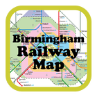 Birmingham Railway & Metro Map icône