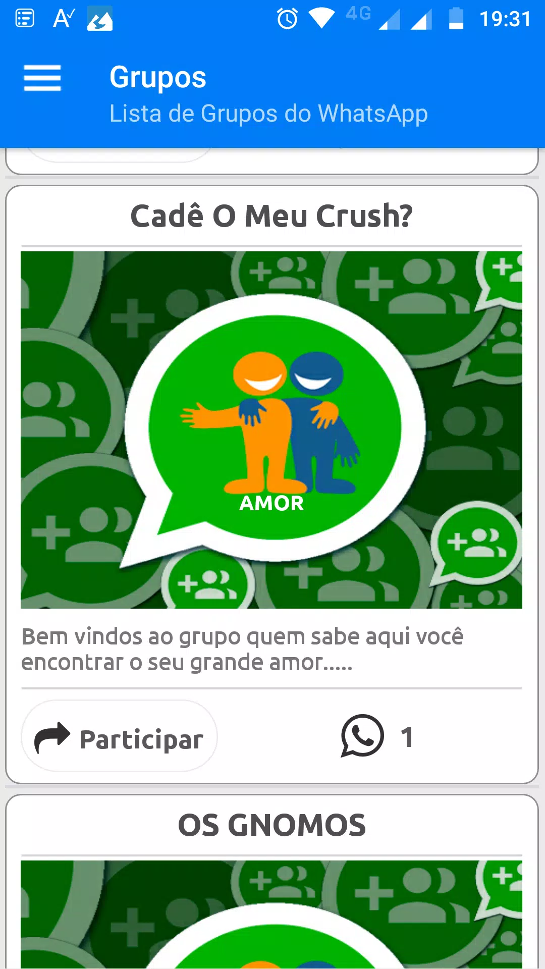 Grupos de WhatsApp - Melhores Links de Grupos de WhatsApp!