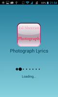 Ed Sheeran Photograph Lyrics poster
