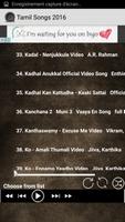 Top 100 Tamil Songs 2016 Hindi capture d'écran 2