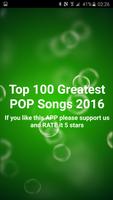 Top 100 Greatest POP Song 2016 Affiche