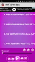 top 100 hindi songs 2016 MP3 captura de pantalla 2