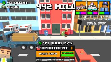 Clicker Town: Free Idle Tapper Affiche