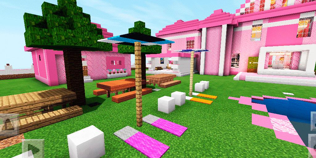 2018 Pink House of Barbie. Map for MCPE APK voor Android Download