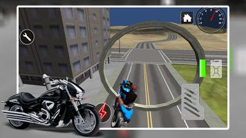 3D bike roof jumping stunts 截图 3