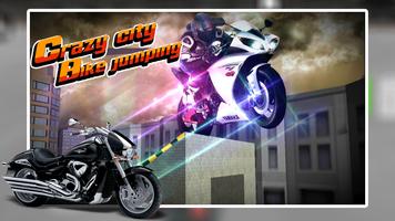 3D bike roof jumping stunts screenshot 1