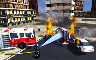 Firefighter Truck Rescue 截圖 2