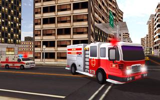 Firefighter Truck Rescue screenshot 3