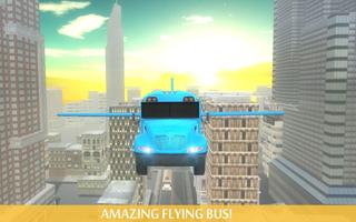 Flying School Bus Simulator पोस्टर