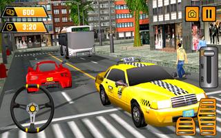 Taxi Driving Duty 3D Affiche