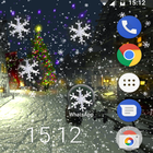 Christmas snowy Live wallpaper ikon