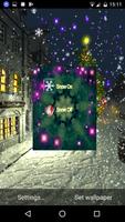 Christmas snowy Live wallpaper captura de pantalla 2