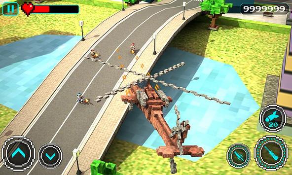 Blocky Copter 1 APK + Mod (Unlimited money) untuk android