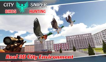 City Sniper Birds Hunting تصوير الشاشة 1