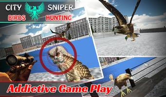 City Sniper Birds Hunting تصوير الشاشة 2