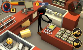 Criminal Stickman Escape 3D Affiche