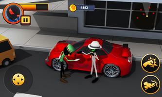 Criminal Stickman Escape 3D imagem de tela 1