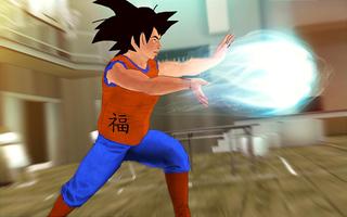 Goku Super Saiyan Dragon Ninja Affiche