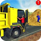 Euro Cargo Gold Mine 3D: Mega Truck Highway Tracks Zeichen