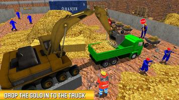 Euro Cargo Gold Mine 3D: Mega Truck Highway Tracks Ekran Görüntüsü 1