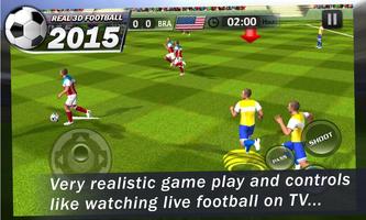 Real 3D Football 2015 الملصق