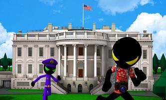 Stickman White House Escape ảnh chụp màn hình 3