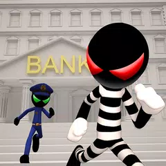 Stickman Bank Robbery Escape APK Herunterladen