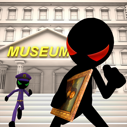 Stickman Museum Robbery Escape