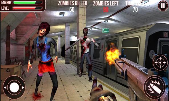 Subway Zombie Attack 3D APK banner