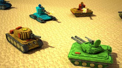 download Toon Tank - Craft War Mania APK