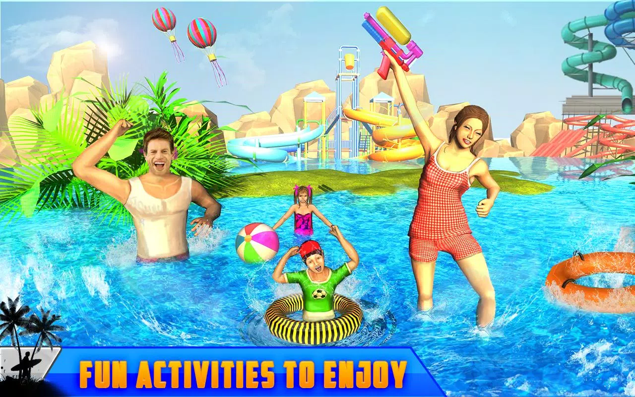 Aqua Theme Park! Water Slide Bump Race 3D - Amusement Park Shortcut Run  Water Slide Fun Race Sliding Game::Appstore for Android