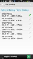 XBMC True Backup ภาพหน้าจอ 1