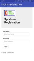 GSFC Sports Registration पोस्टर