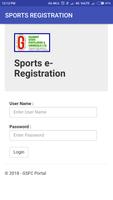 GSFC Sports Registration Poster