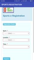 GSFC Sports Registration تصوير الشاشة 1