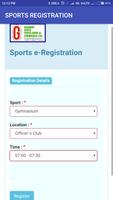 برنامه‌نما GSFC Sports Registration عکس از صفحه