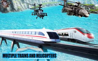 Train Chase Helicopter Game screenshot 3