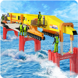 Modern Bridge Construction Sim Builder Game icône