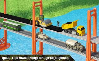 Modern Bridge Construction Sim Builder Game capture d'écran 1